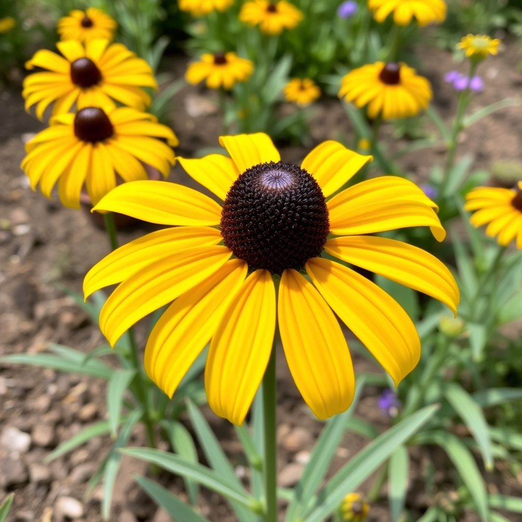 Rudbeckia fulgida var. sullivantii 'Goldsturm' Hardy Perennial Plant