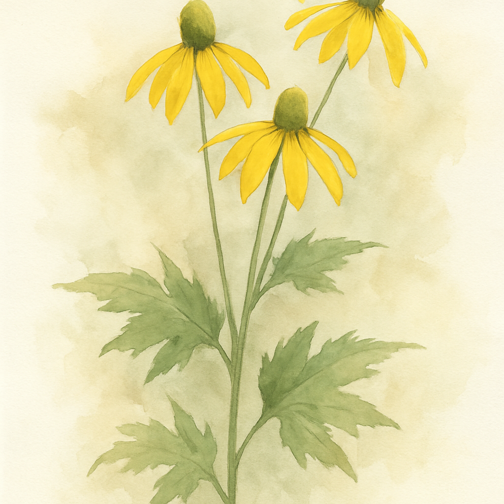 Rudbeckia laciniata Herbstsonne