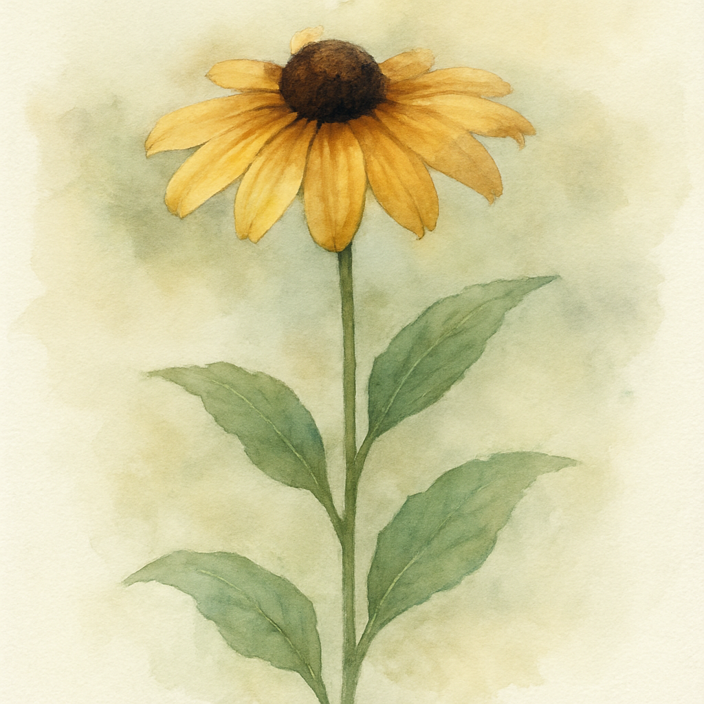 Rudbeckia subtomentosa 'Loofahsa Wheaten Gold'