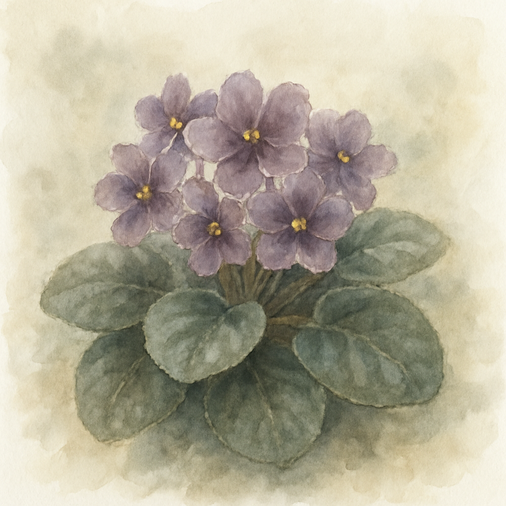 Saintpaulia Dibleys Smokey