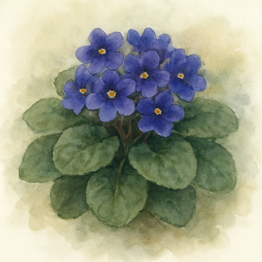 Saintpaulia Jolly Texan