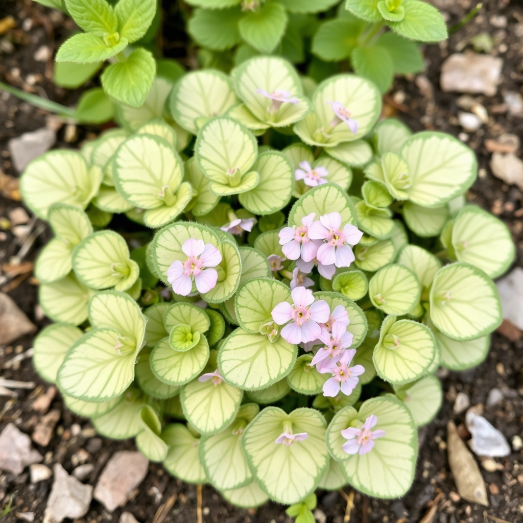 Saintpaulia Pink Mint
