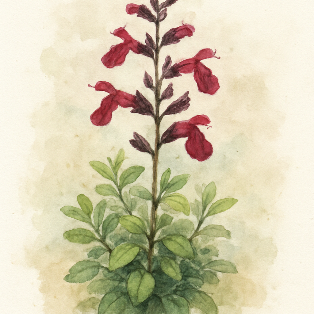 Salvia ‘Tropicolor Claret’