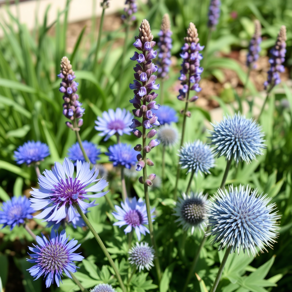 Agapanthus, Salvia & Echinops Mix