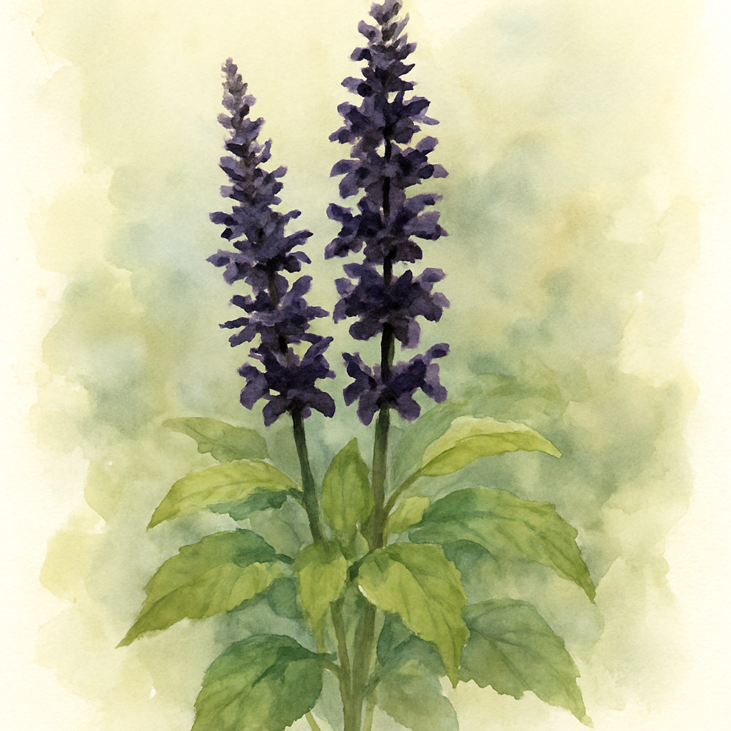 Salvia 'Black and Bloom'