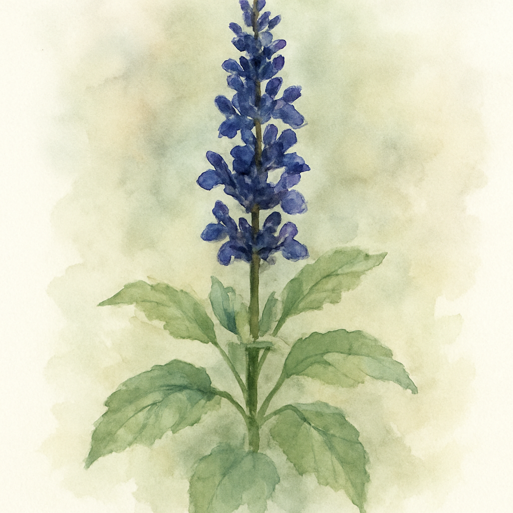 Salvia 'Bordeau Deep Blue'