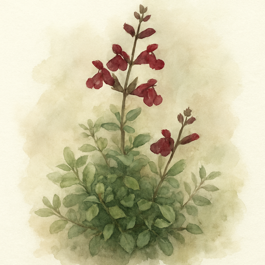 Salvia Cally's Red - Newby Hall