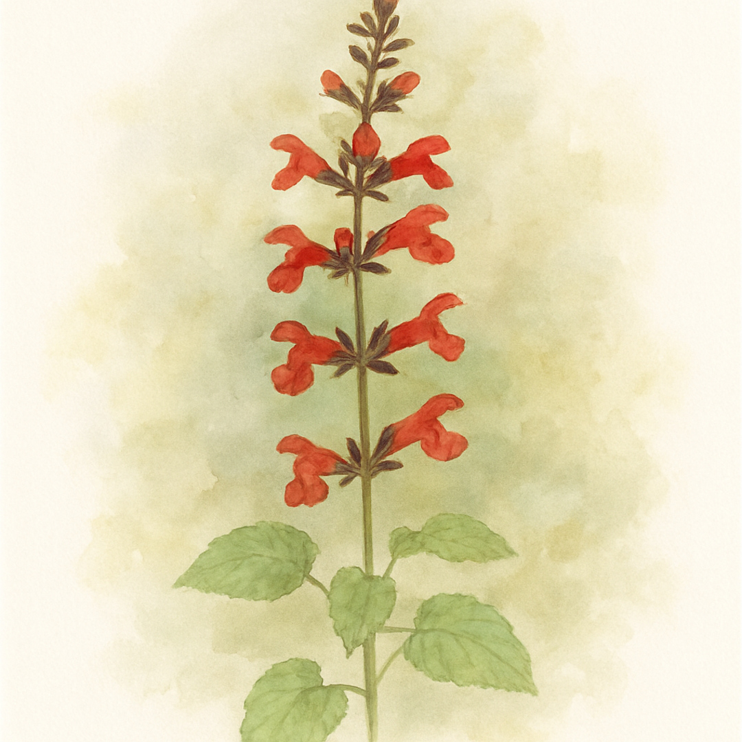 Salvia coccinea ‘Lady In Red’ (Scarlet Sage)