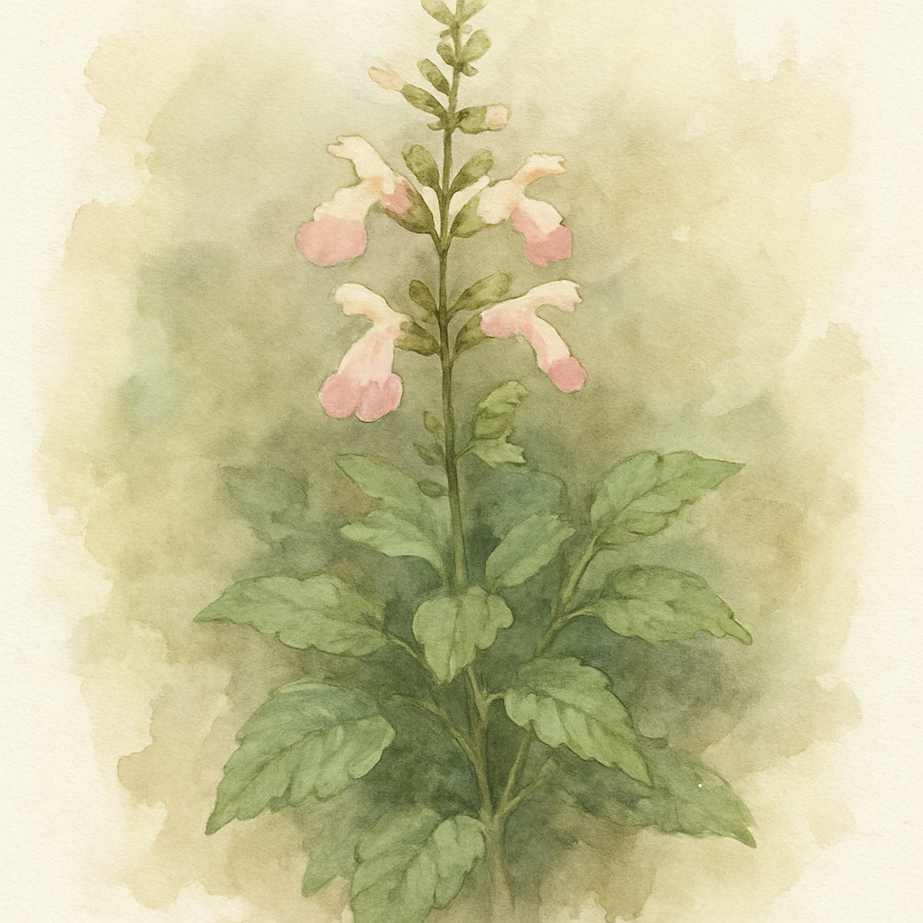 Salvia Cuello Cream Pink