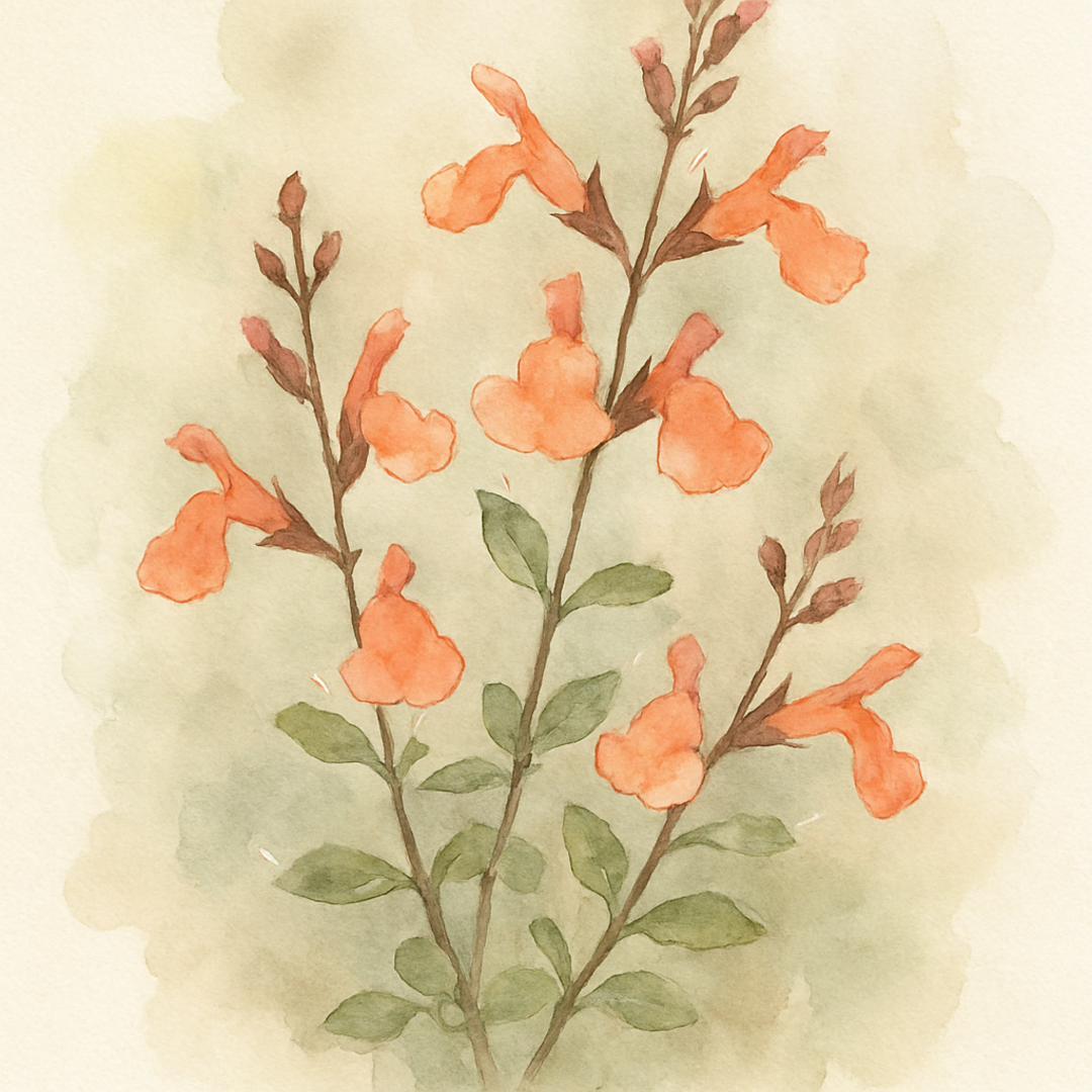 Salvia greggii Salmon Dance