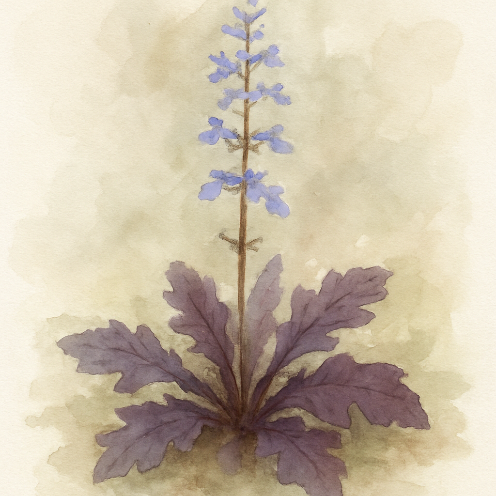 Salvia lyrata ‘Purple Knockout’