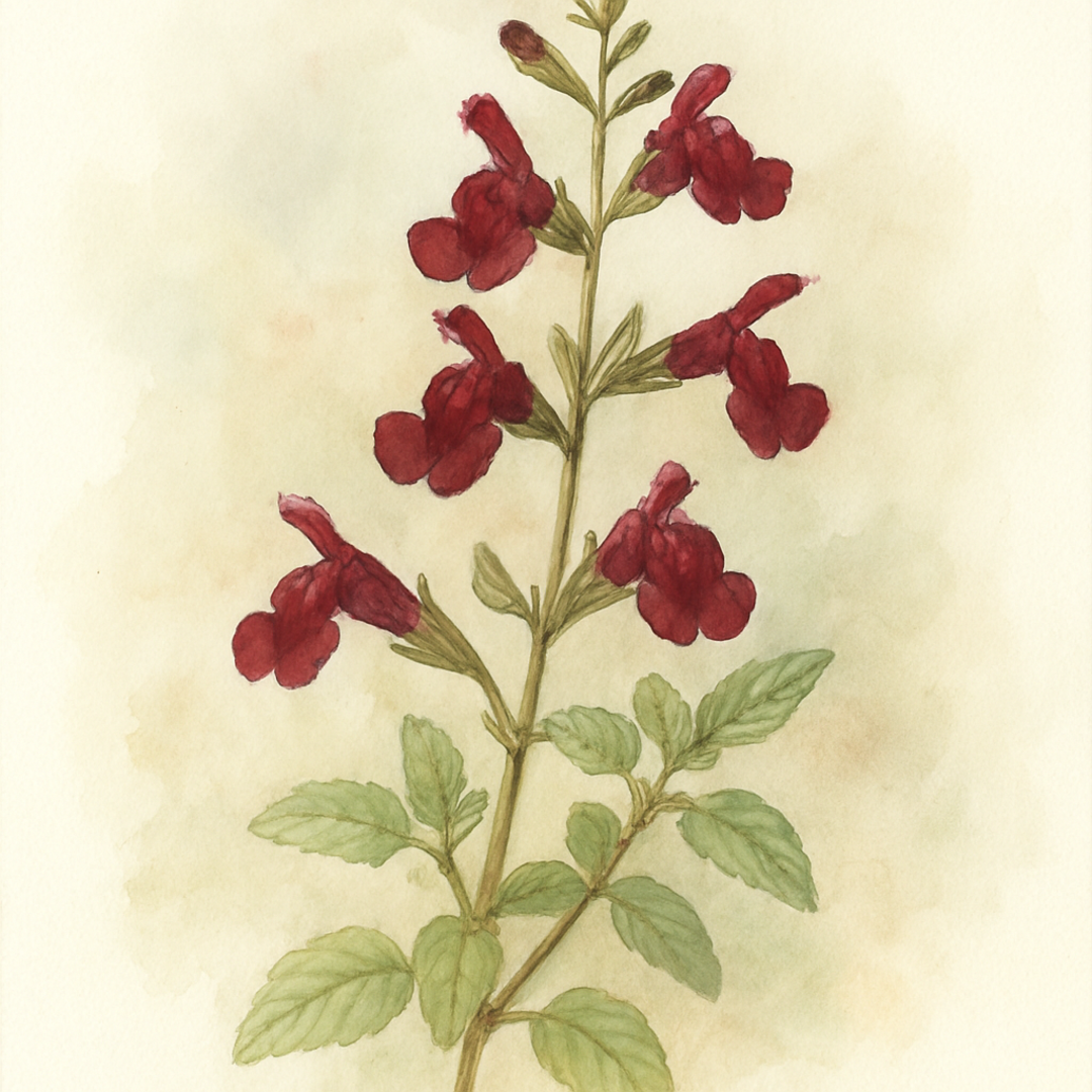 Salvia microphylla ‘Bordeaux’
