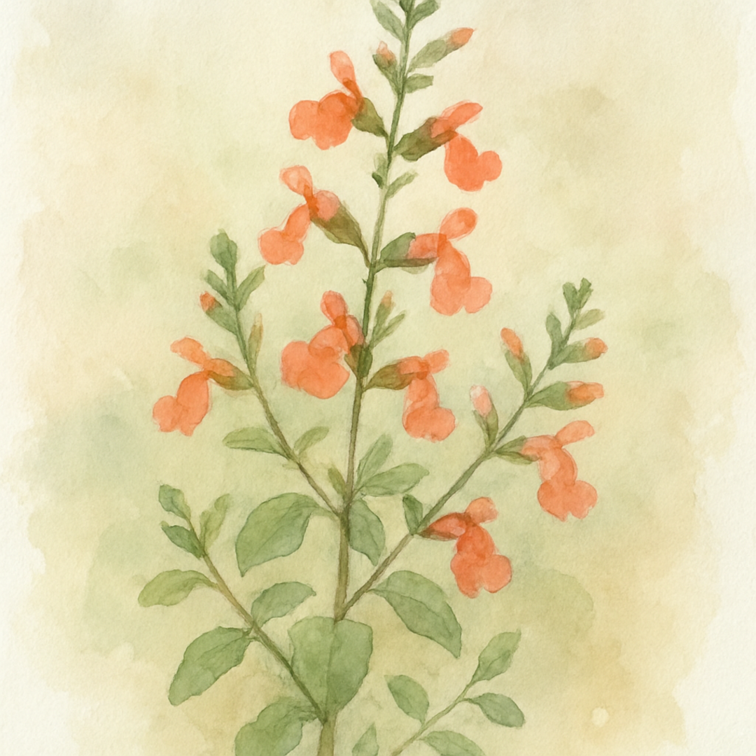 Salvia microphylla ‘Delice Hesperides’