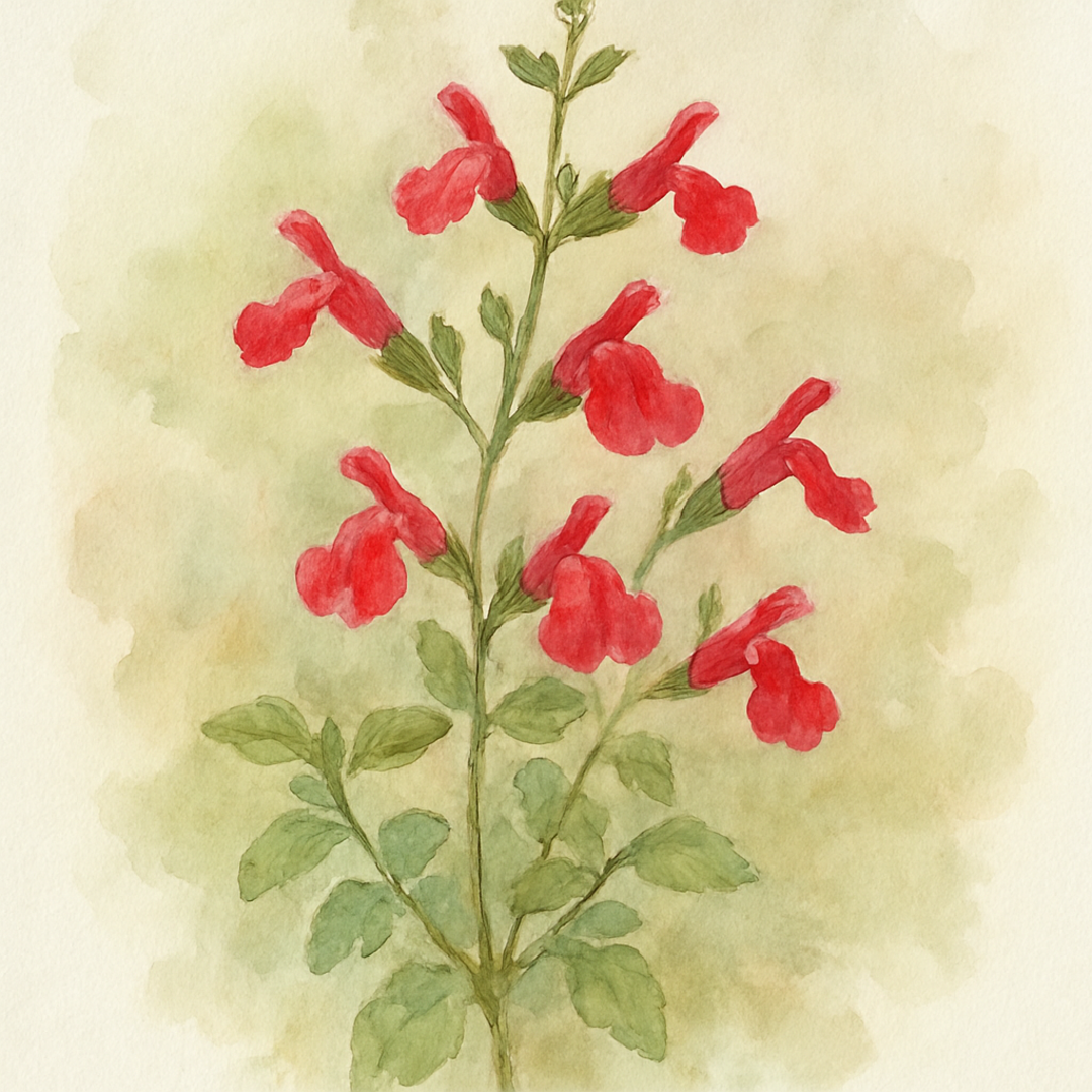 Salvia microphylla ‘Heatwave Blaze’
