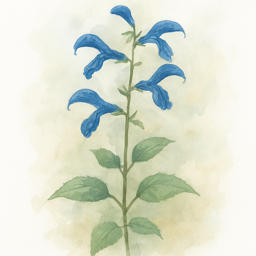 Salvia patens Blue Angel