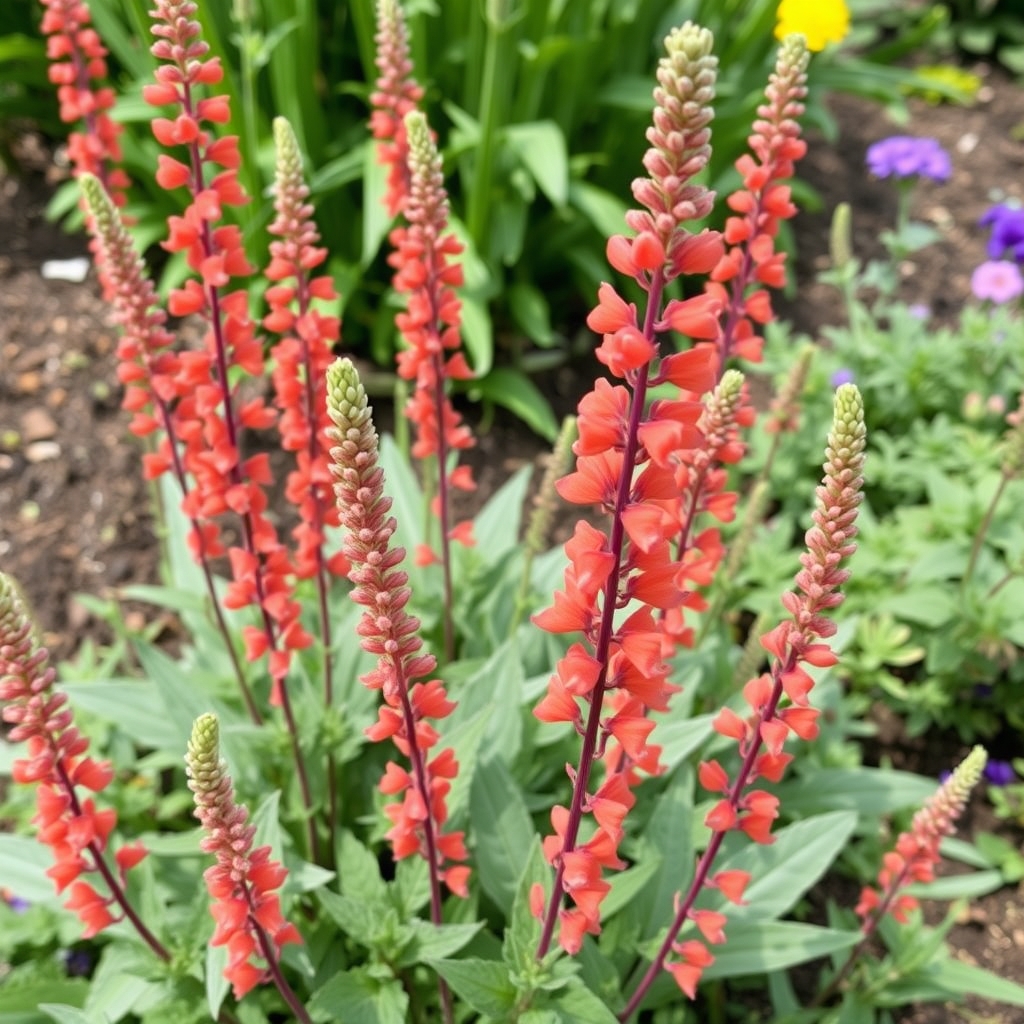 Salvia Pretty Flamingo aka Red Salmon