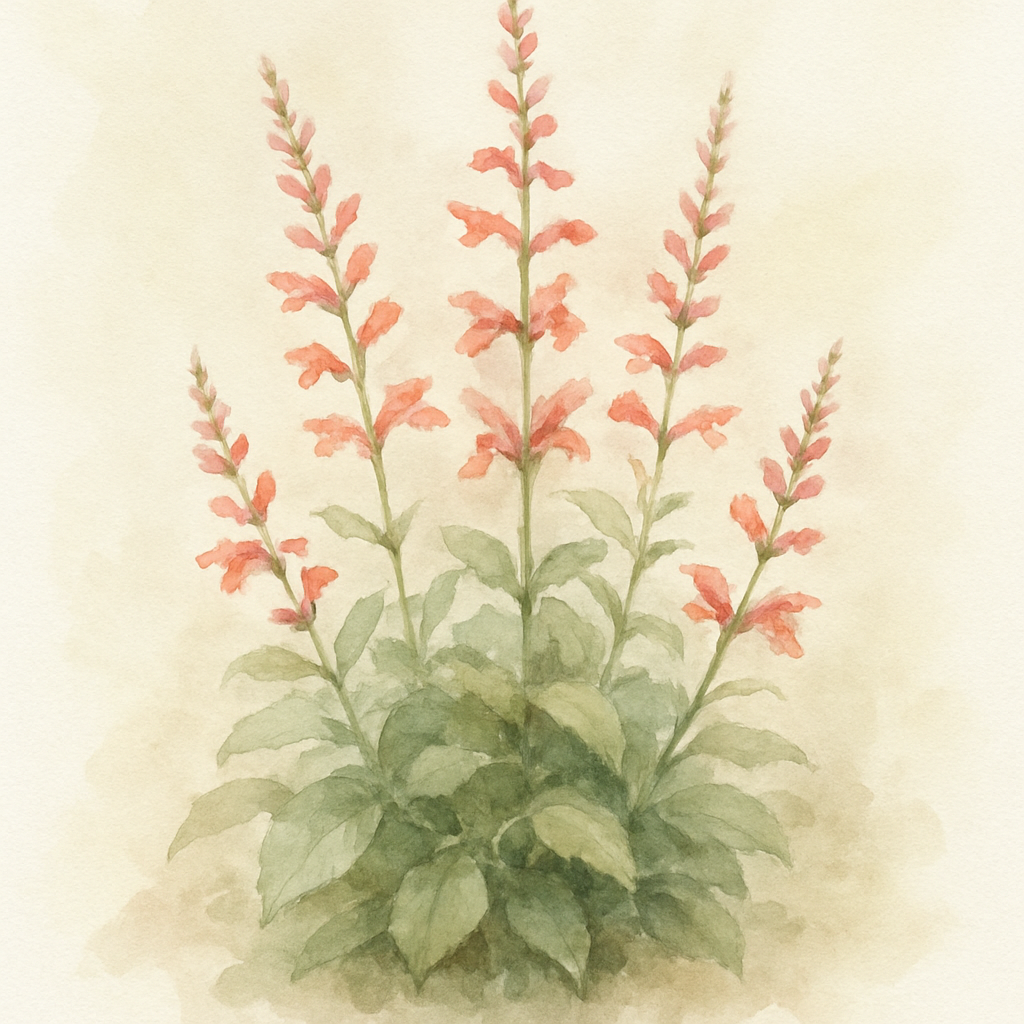 Salvia Pretty Flamingo aka Red Salmon