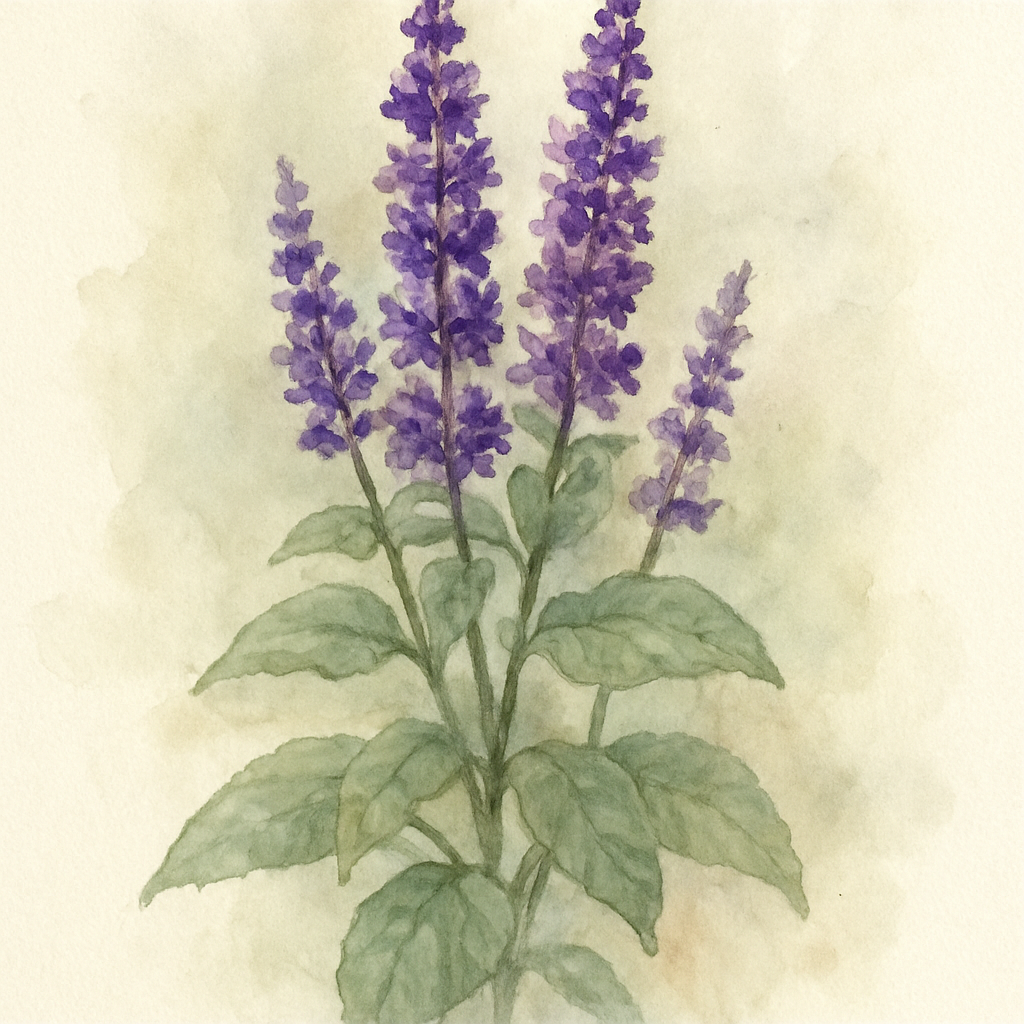 Salvia 'Purple and Bloom'