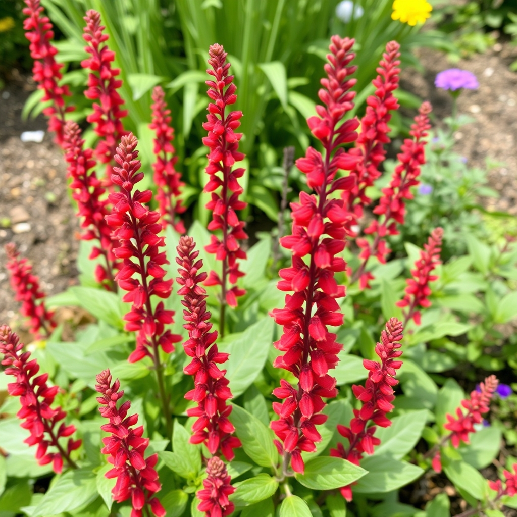 Salvia Red Bedding Plants – Vibrant Garden Flowers