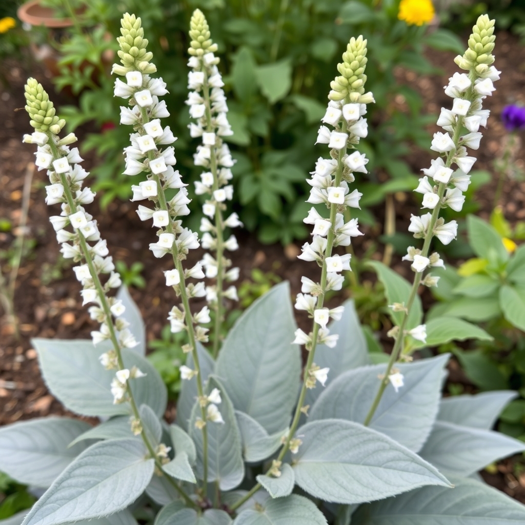 Salvia sclarea var. turkestania ‘Vatican White'