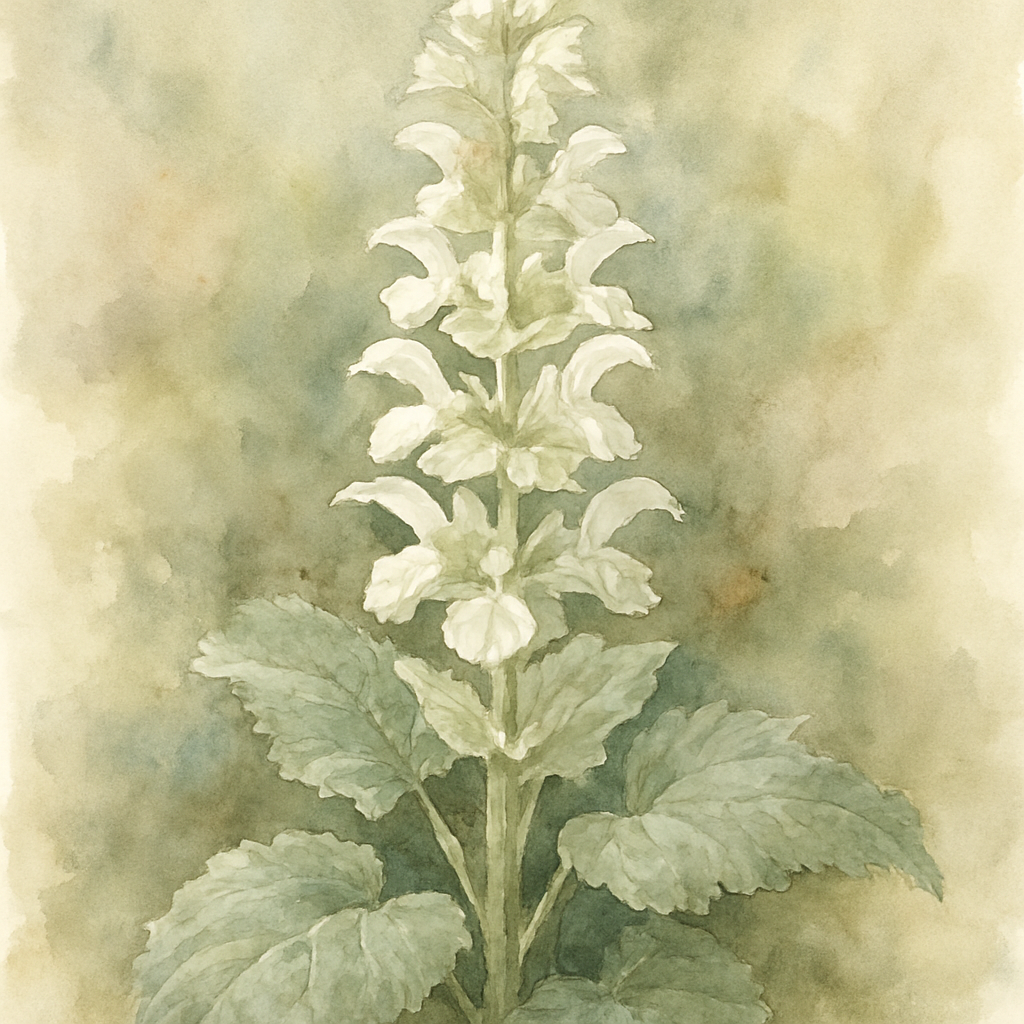 Salvia sclarea var. turkestaniana 'Vatican White'
