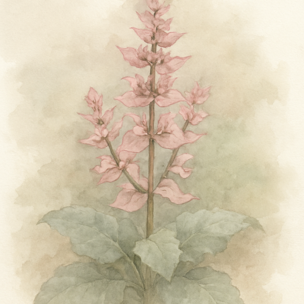 Salvia sclarea var. turkestanica ‘Vatican Pink’