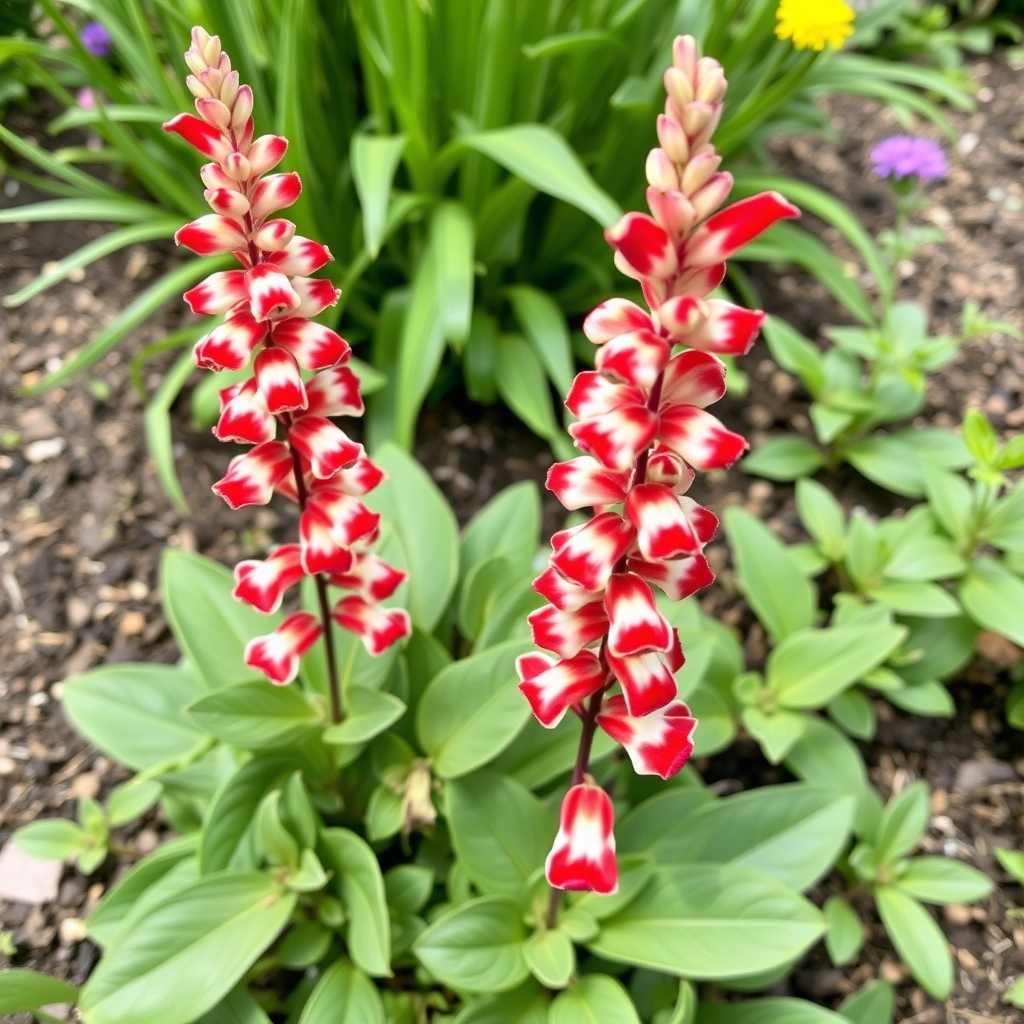 Salvia splendens ‘Mojave Bicolour’