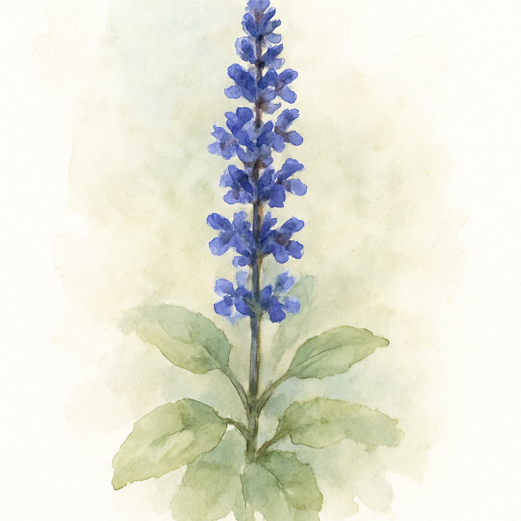 Salvia × sylvestris 'Mainacht'