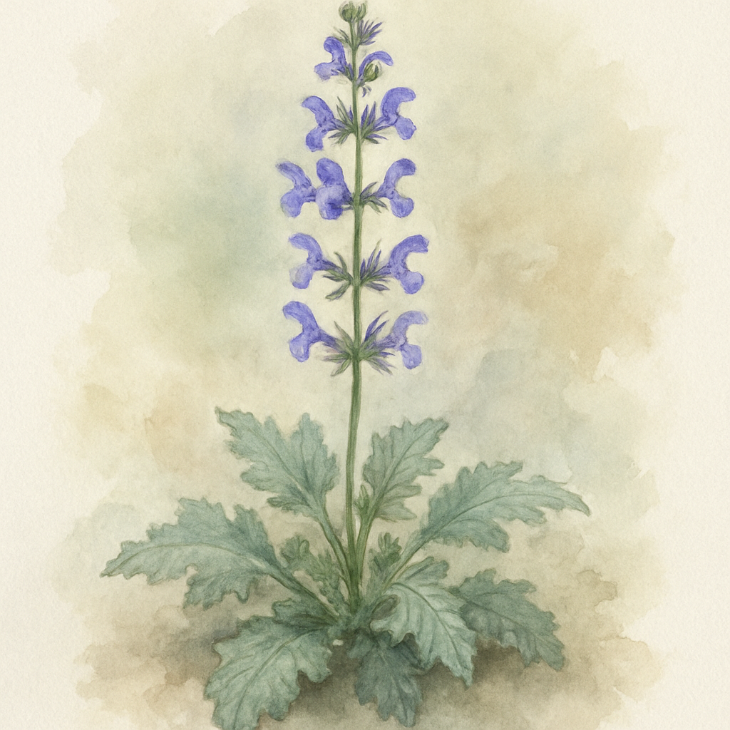 WILD CLARY Salvia verbenaca