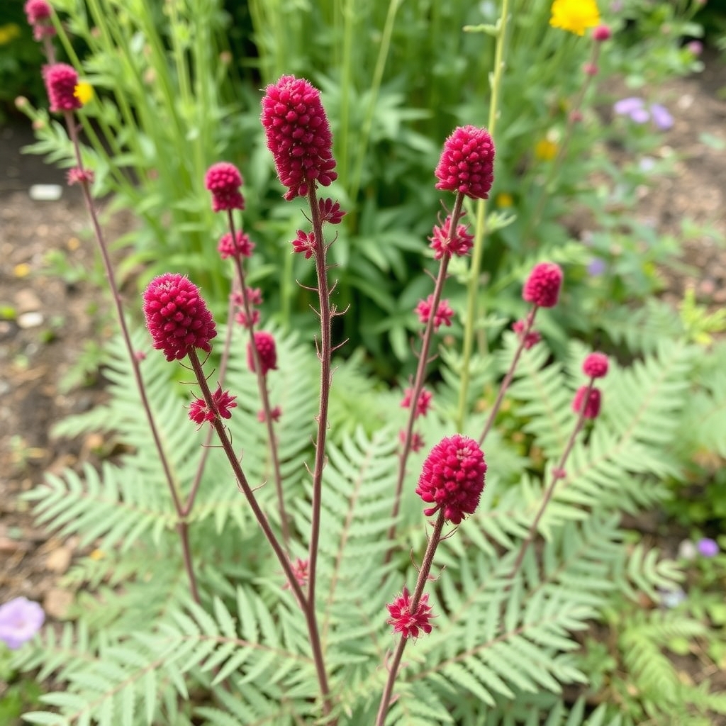 Sanguisorba officinalis 'Crimson Queen'