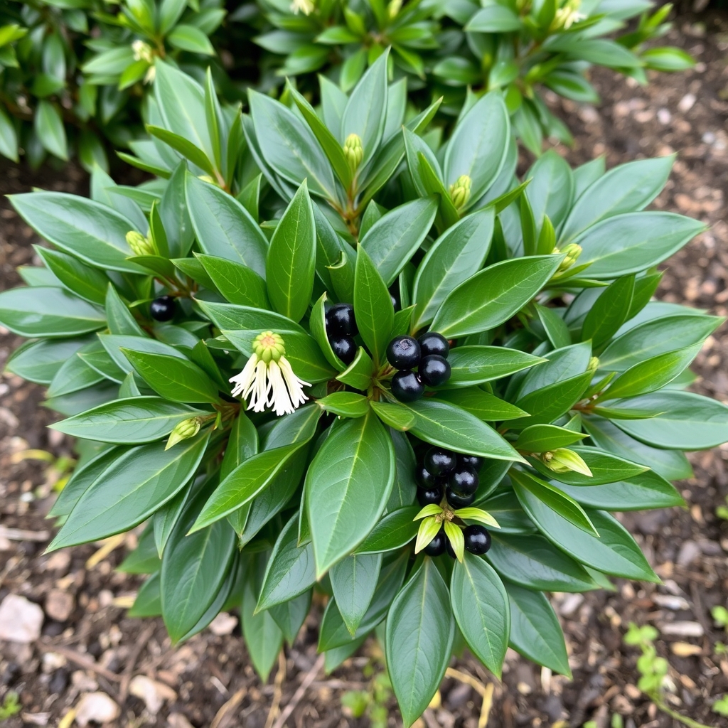 Sarcococca confusa White Christmas Box