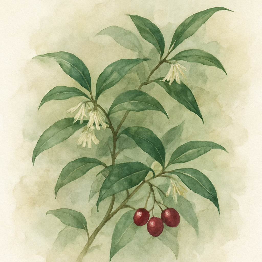 Sarcococca ruscifolia 'Crimson' – Fragrant Sweet Box Crimson fruited form
