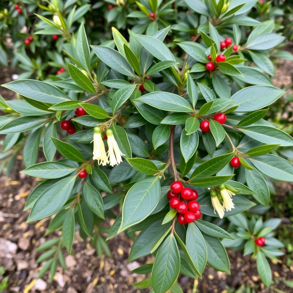 Sarcococca ruscifolia – Fragrant Sweet Box