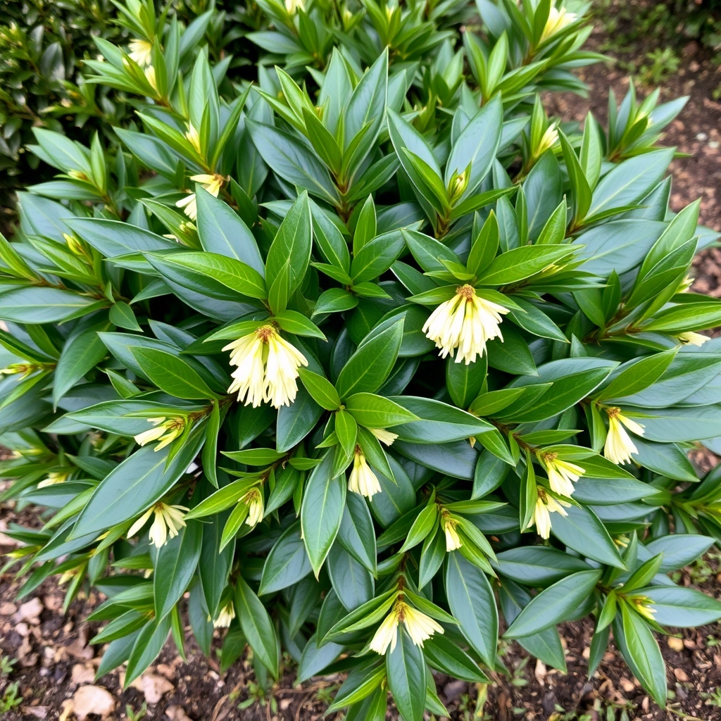 Sweet Box Sarcococca Scented flowers large pots