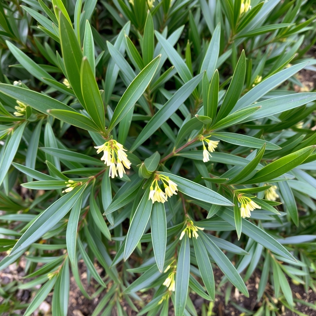 Sarcococca wallichii Arrow leaved Sweetbox, Large leaved Christmas Box