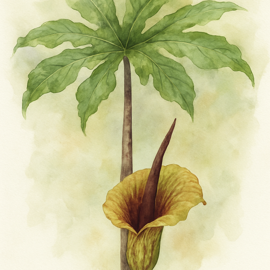 Sauromatum venosum ‘Indian Giant’