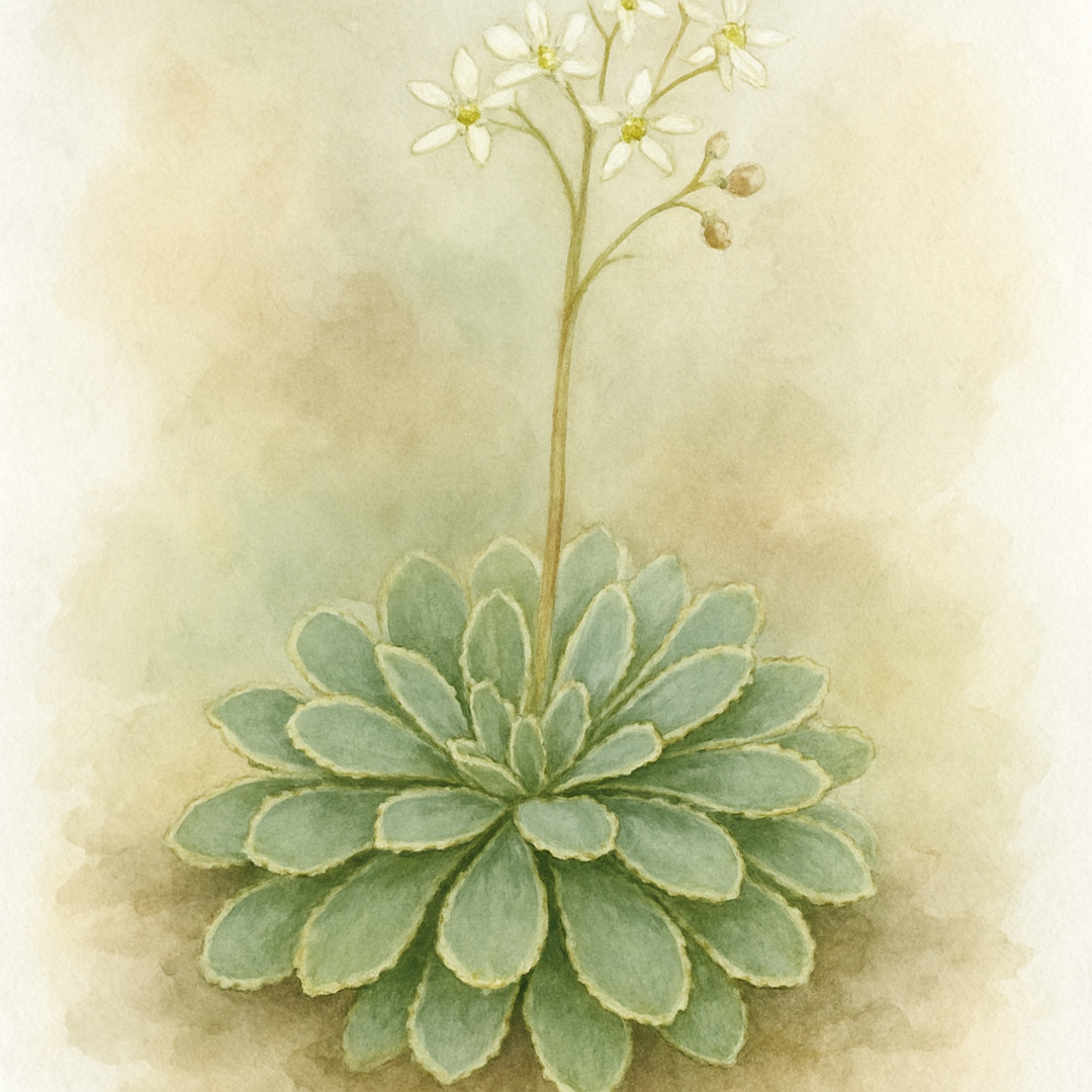 Saxifraga ‘Hi Ho Silver’