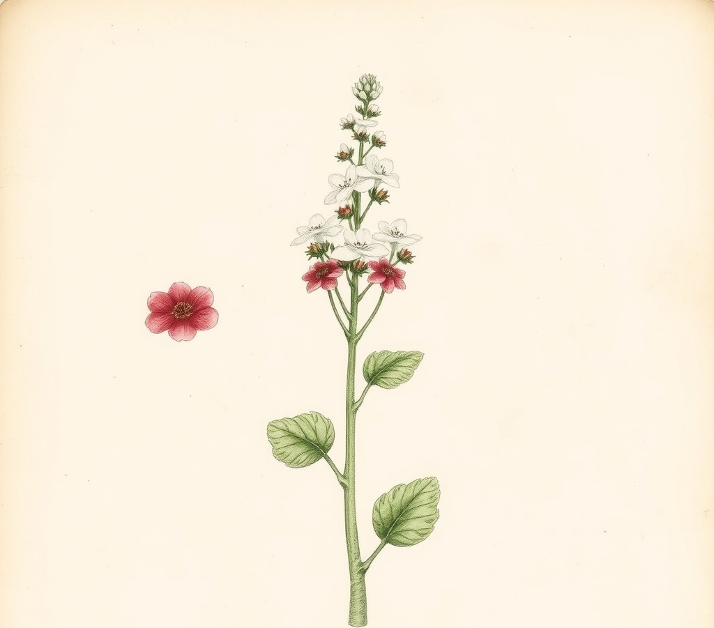 Saxifraga fortunei Blackberry & Apple Pie