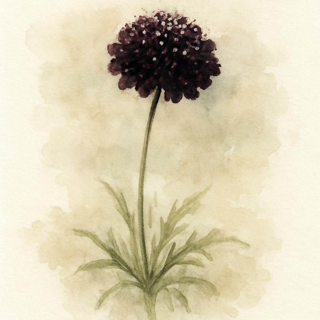 Scabiosa 'Black Knight'