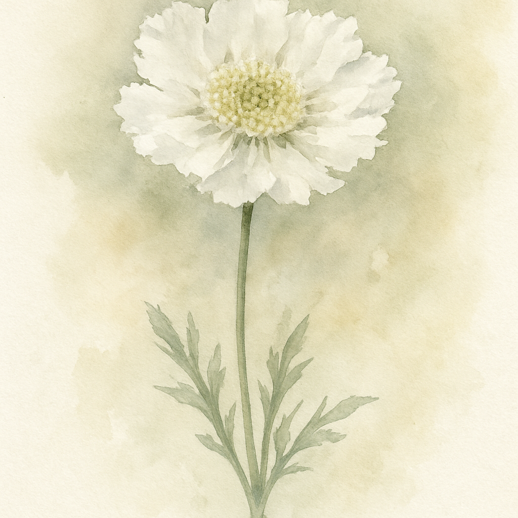Scabiosa caucasica ‘Perfecta Alba’ (Perfecta Series)