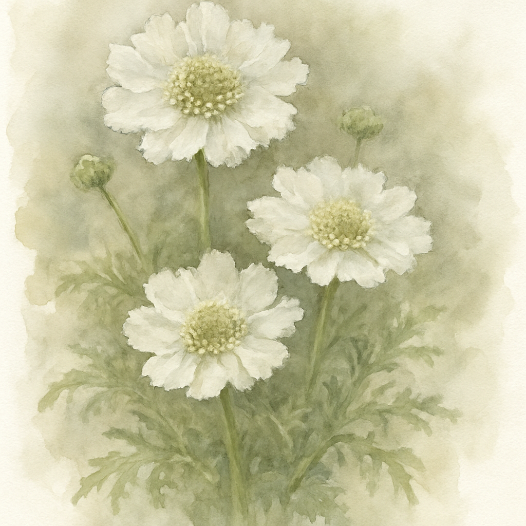 Scabiosa caucasica 'Fama White'