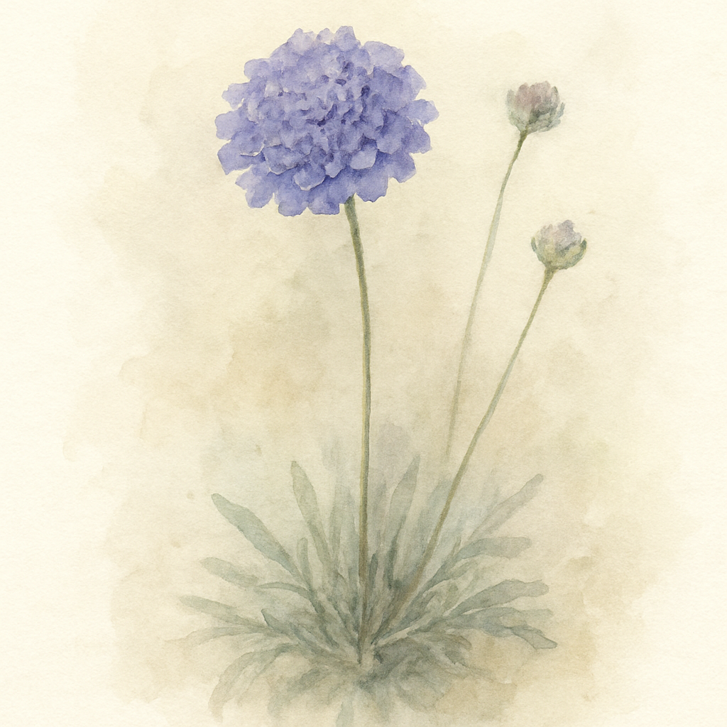 Scabiosa columbaria 'Pincushion Blue' Hardy Perennial Plant