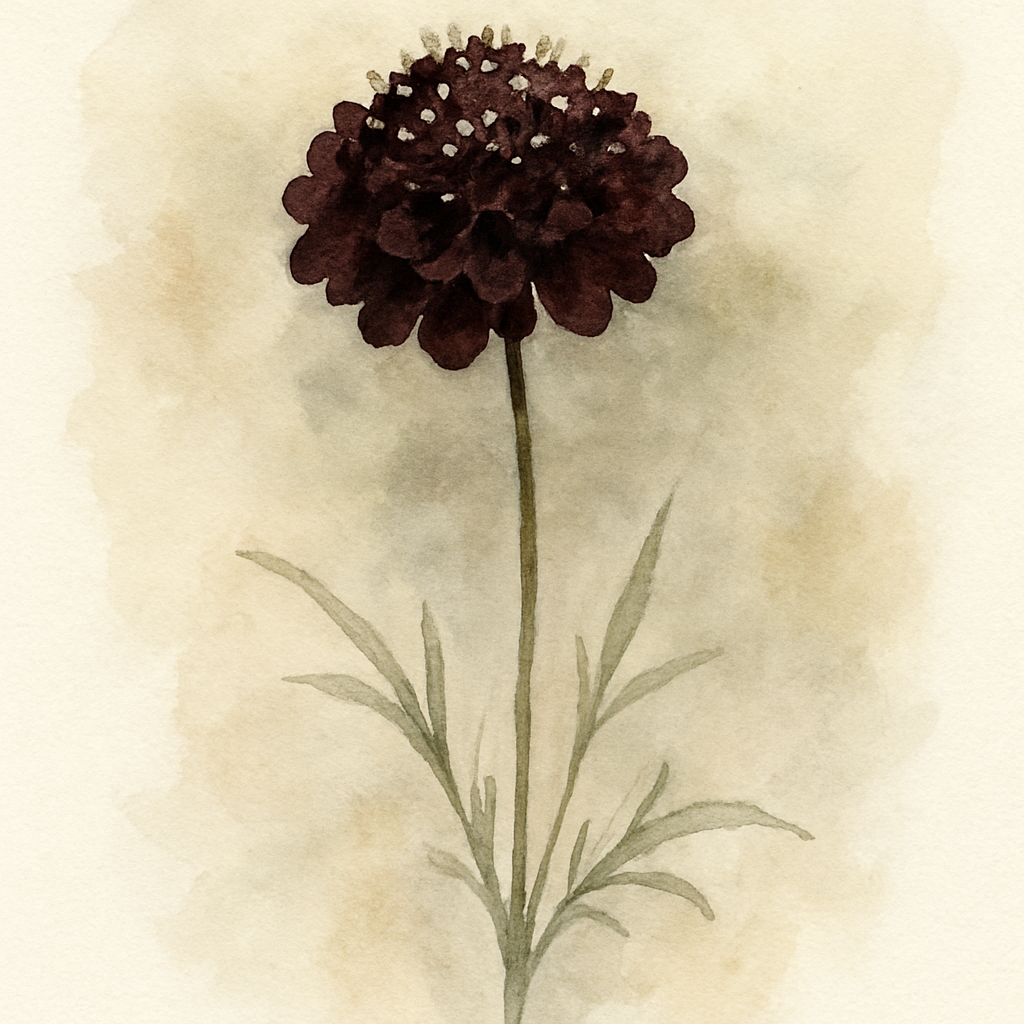 Scabiosa 'Ebony & Ivory'