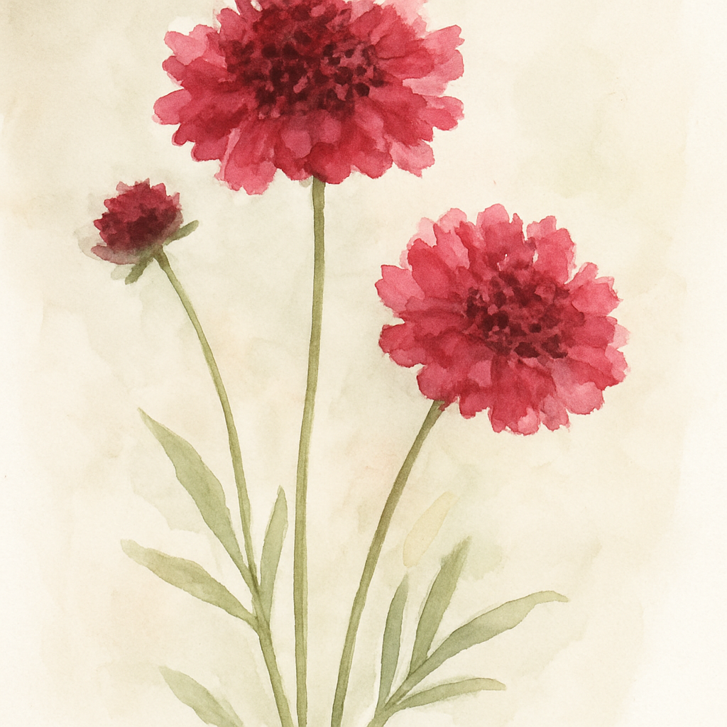 Scabiosa Seeds 'Cherry Berry Mix'