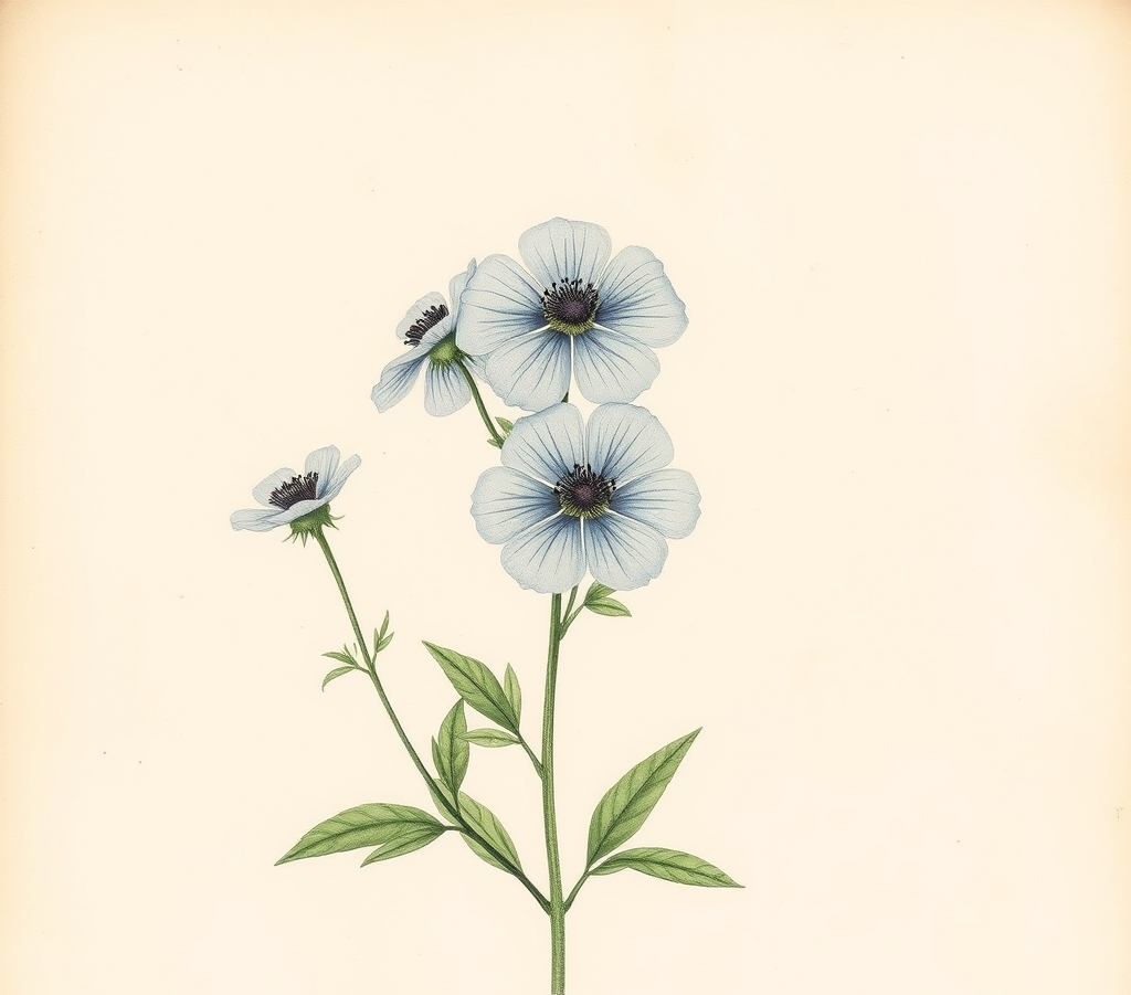 Trio of Scabiosa