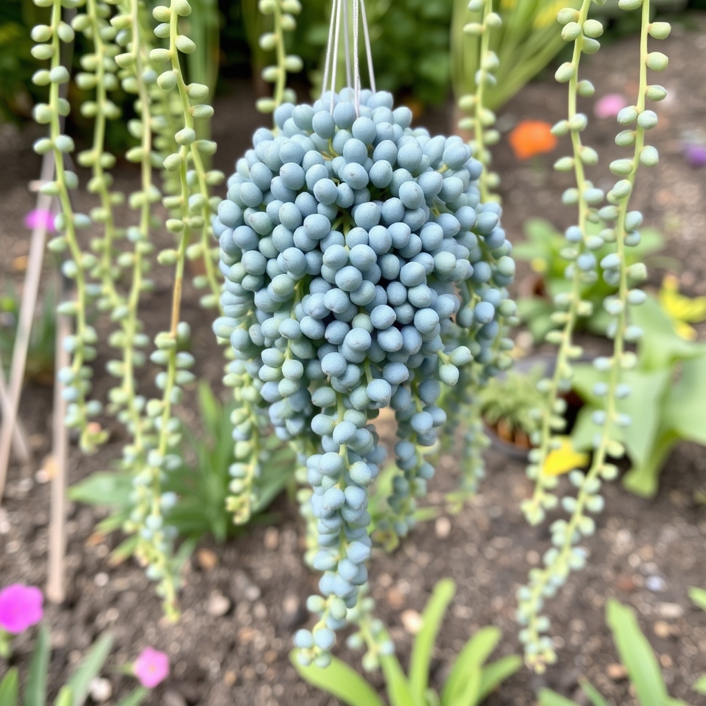 Hanging Sedum Burrito Burro's Tail (Sedum Morganianum)