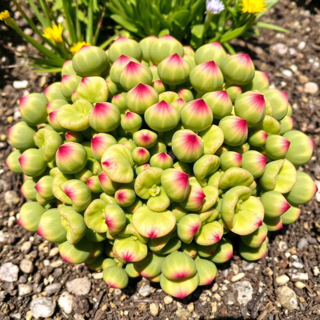 Sedum x rubrotinctum variegatum