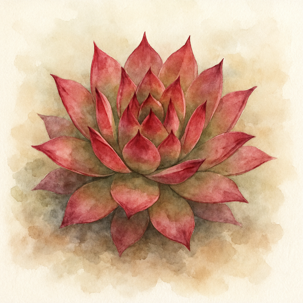 Sempervivum ‘Strawberry Vale’