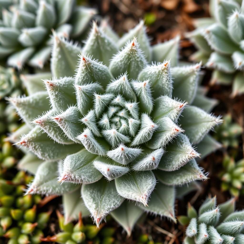 Sempervivum arachnoideum ‘Leucanthemum’