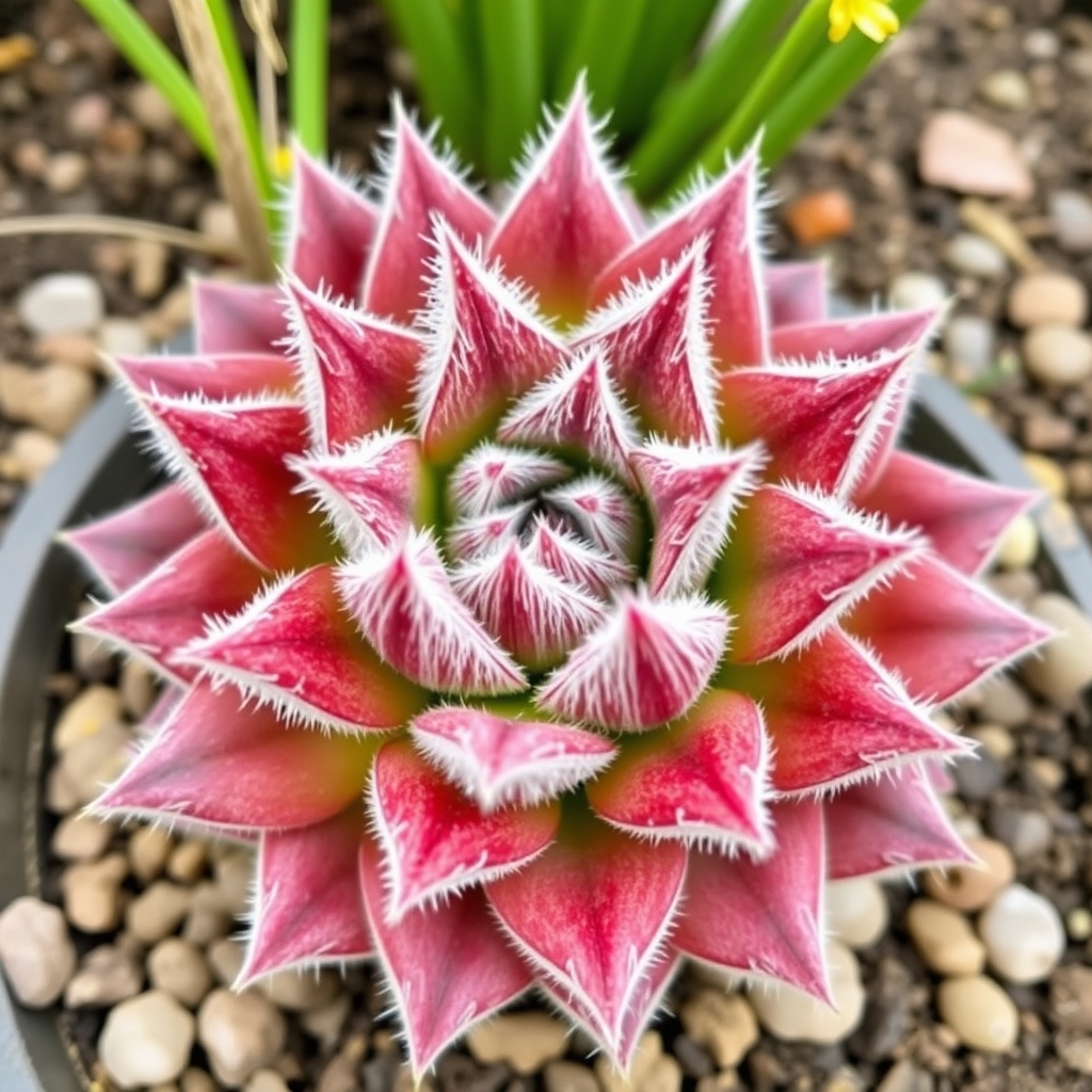 Sempervivum arachnoideum 'Rubrum'